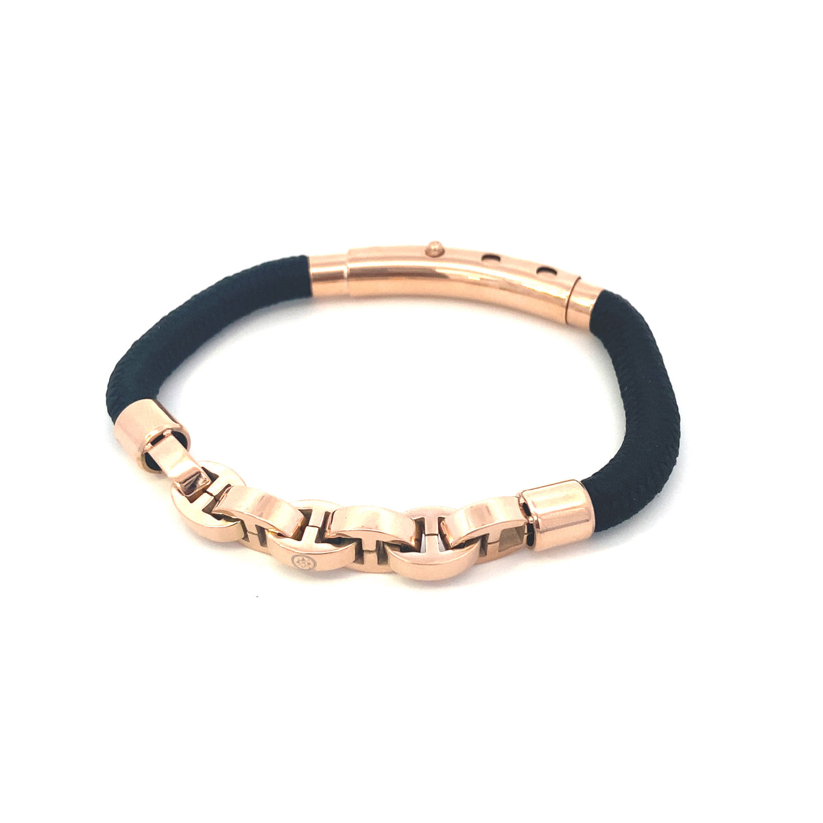 Single Cord Mariner Links Rose-Gold | Seaknots | Luby 