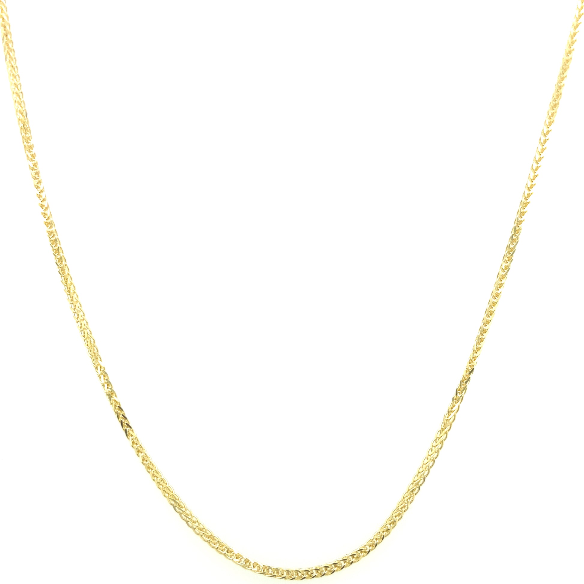 14k Gold Small Flexible Franco  Necklace | Luby Gold Collection | Luby 