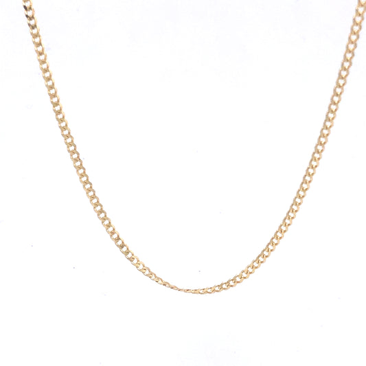 14K Cuban Link 14k Gold Chain (1.4mm) | Luby Gold Collection | Luby 