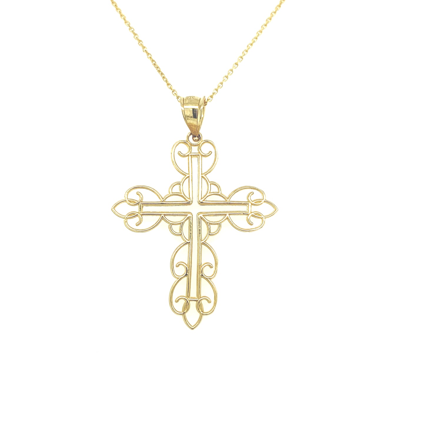 14K Gold Vintage Cross | Luby Gold Collection | Luby 