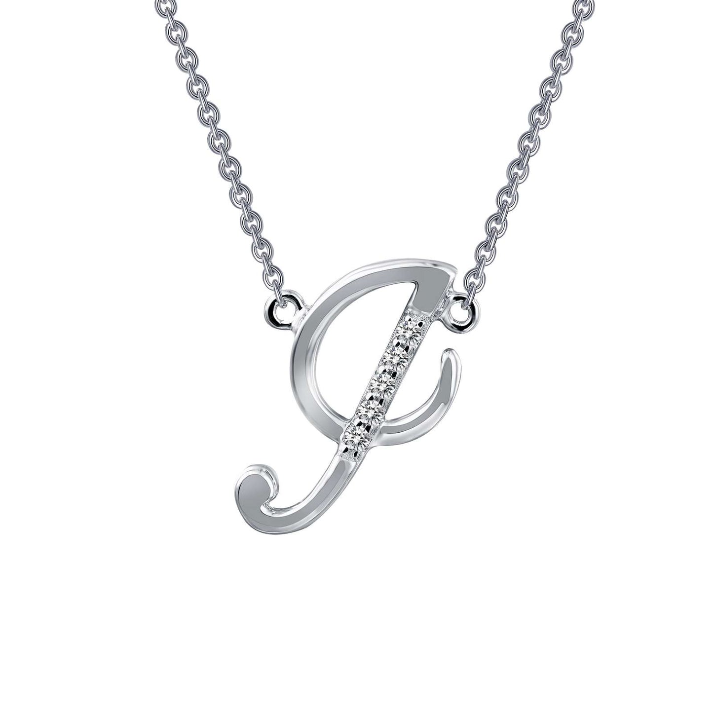 Designer Pave Initial Pendant Necklace | Lafonn | Luby 