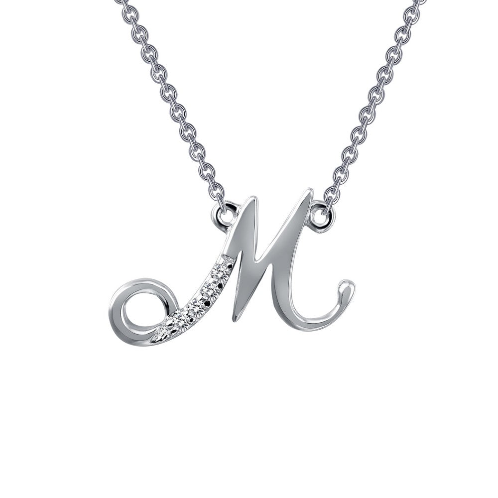 Designer Pave Initial Pendant Necklace | Lafonn | Luby 