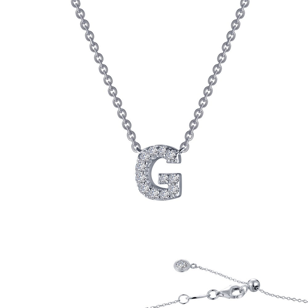 Initial Letter Pendant Necklace | Lafonn | Luby 