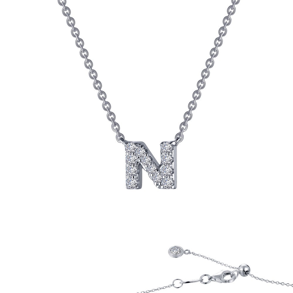 Initial Letter Pendant Necklace | Lafonn | Luby 