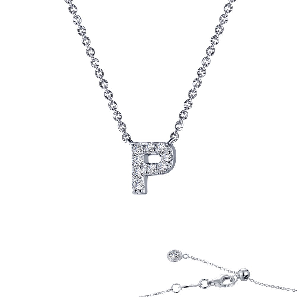 Initial Letter Pendant Necklace | Lafonn | Luby 