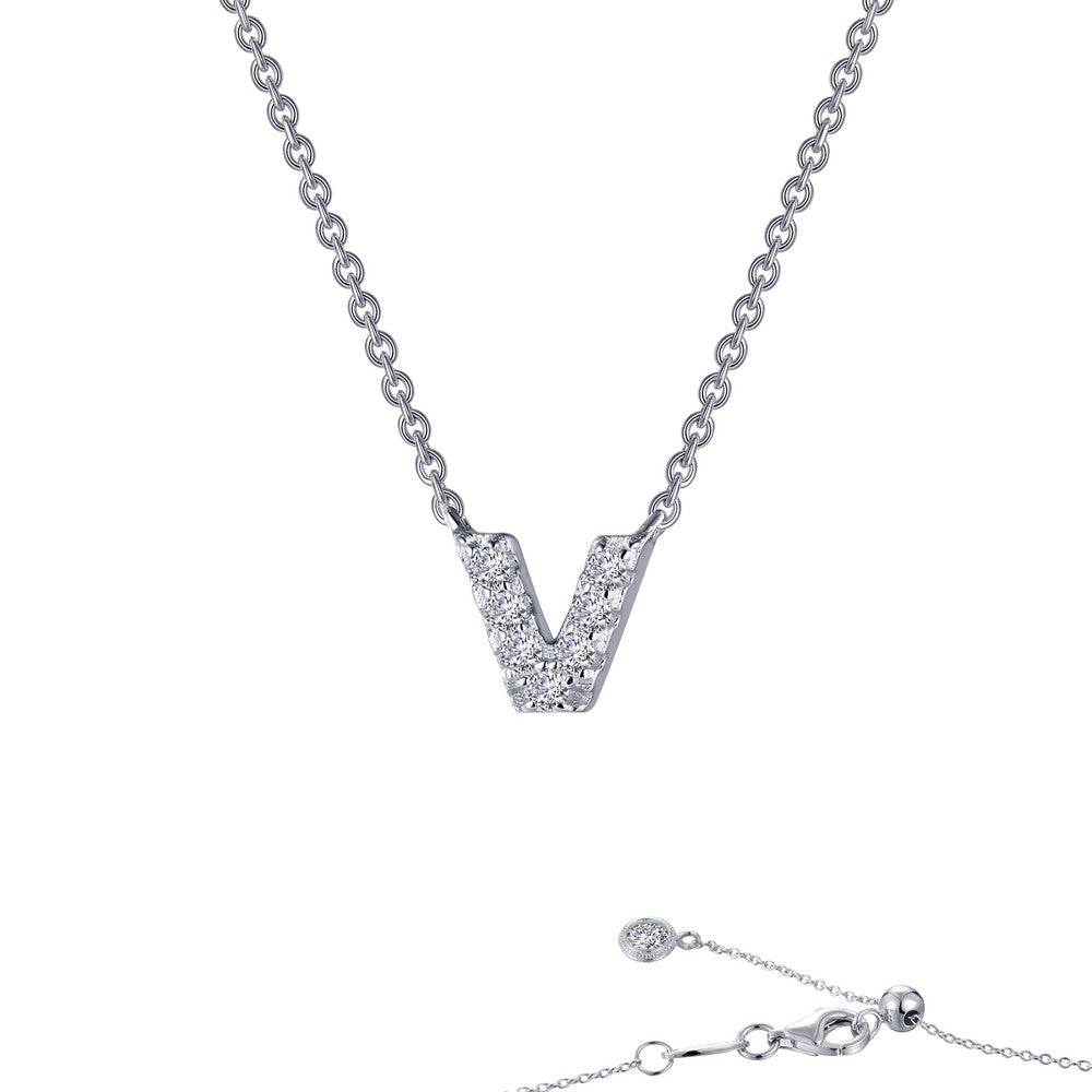 Initial Letter Pendant Necklace | Lafonn | Luby 