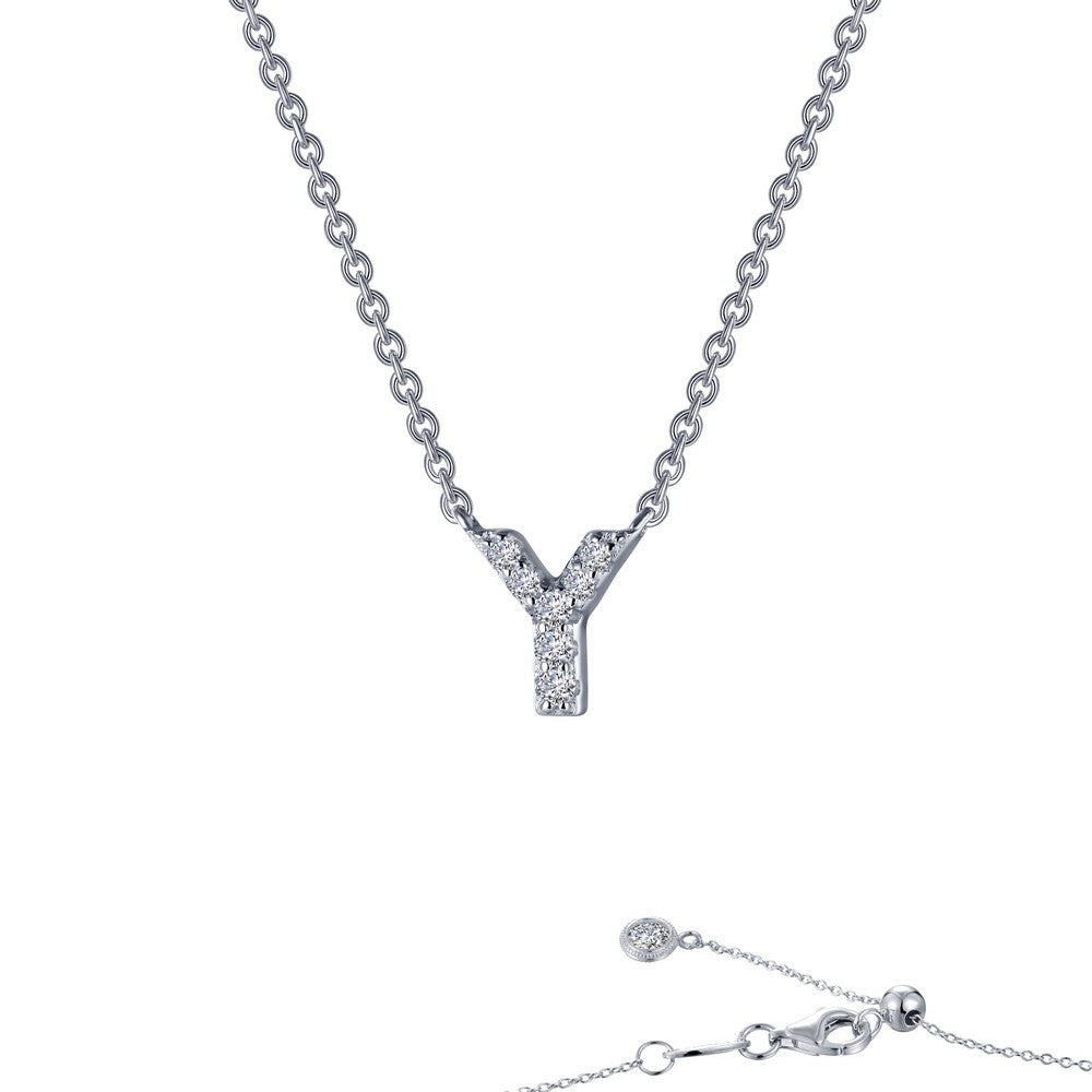 Initial Letter Pendant Necklace | Lafonn | Luby 