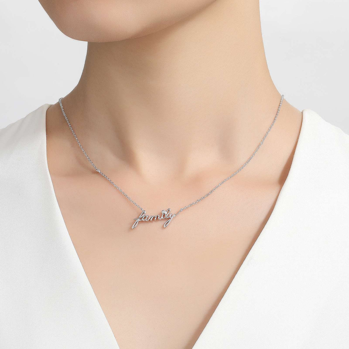 Family Word Necklace | Lafonn | Luby 