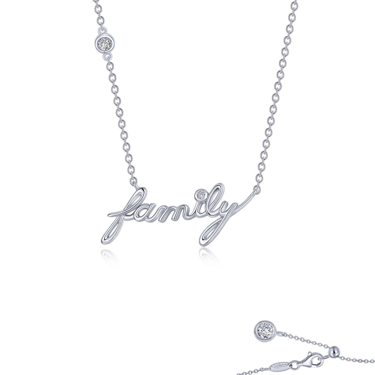 Family Word Necklace | Lafonn | Luby 