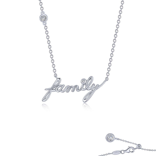 Family Word Necklace | Lafonn | Luby 