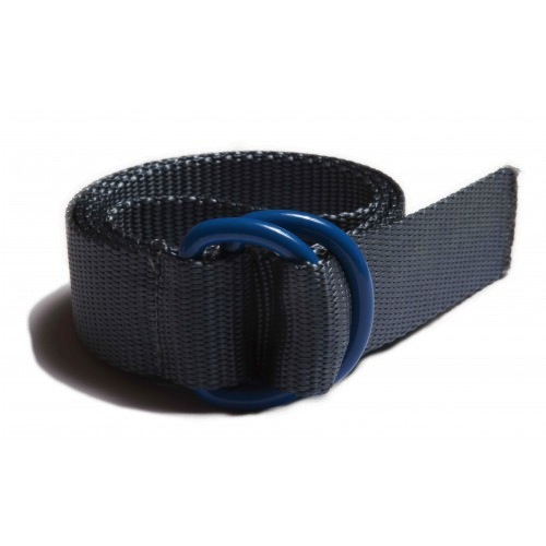 D-Ring Webbing Belt (Blue/Grey) | Sailormade | Luby 