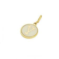 Letter Y Etching Charm (14kt Gold) | Alex and Ani | Luby 