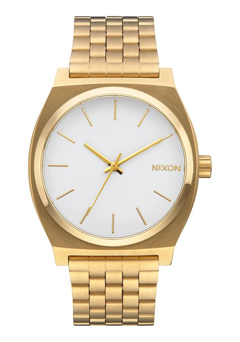 Time Teller Watch (Gold/White) | Nixon | Luby 