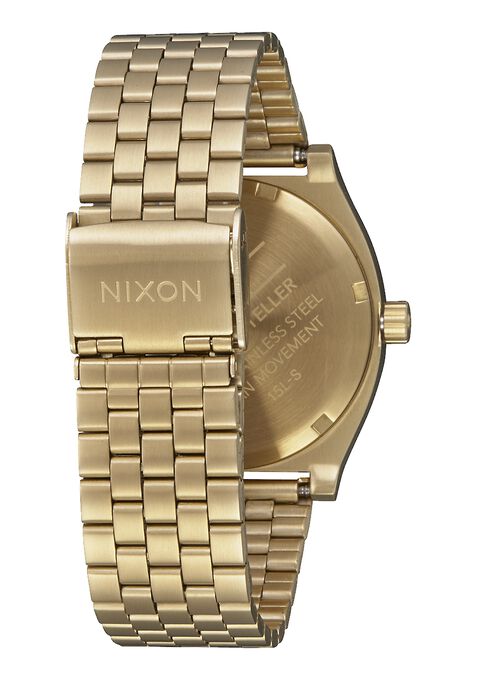 Time Teller Watch (Gold/White) | Nixon | Luby 