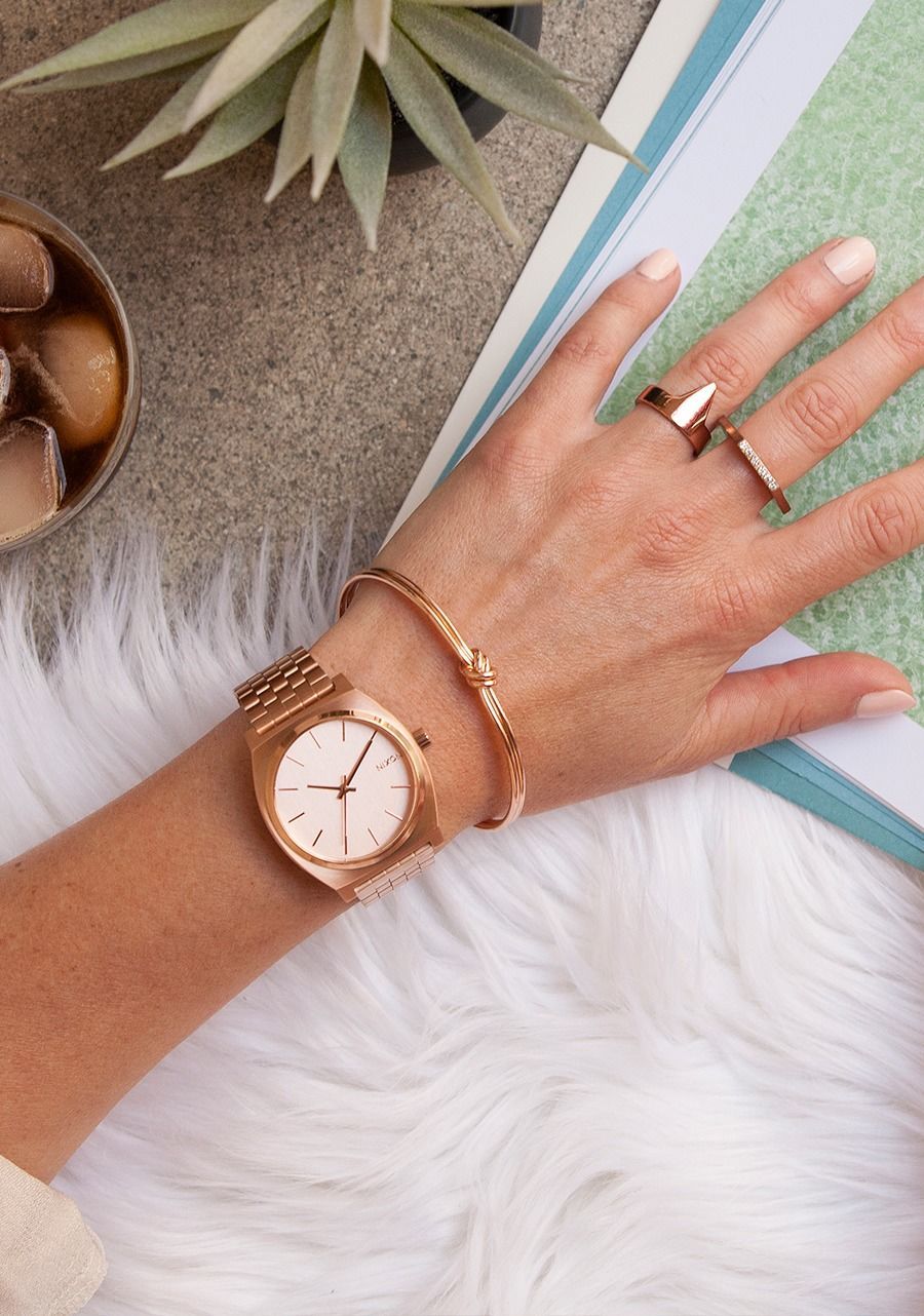 TIME TELLER ALL ROSE GOLD | Nixon | Luby 