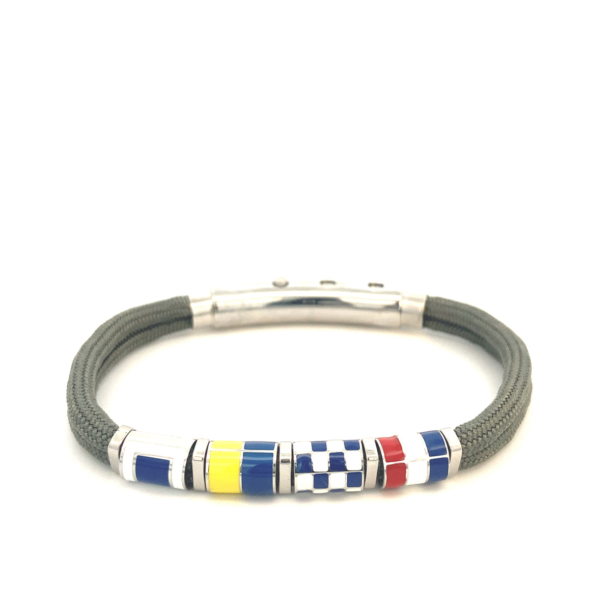 Double Cord Flags Silver | Seaknots | Luby 