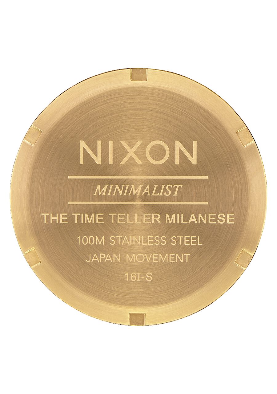 Time Teller Milanese All Gold / Cream | Nixon | Luby 