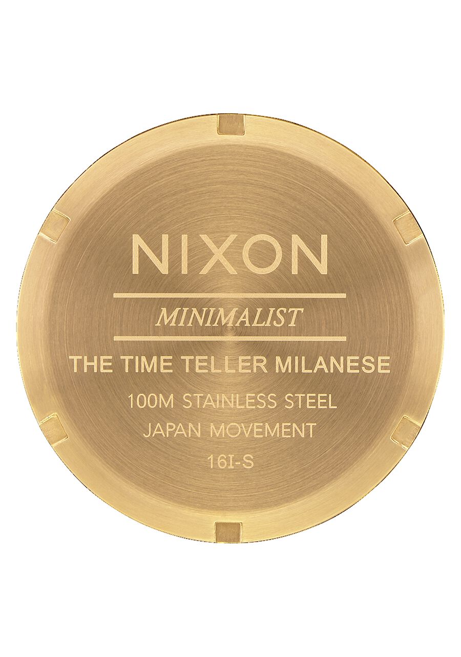Time Teller Milanese All Gold / Cream | Nixon | Luby 