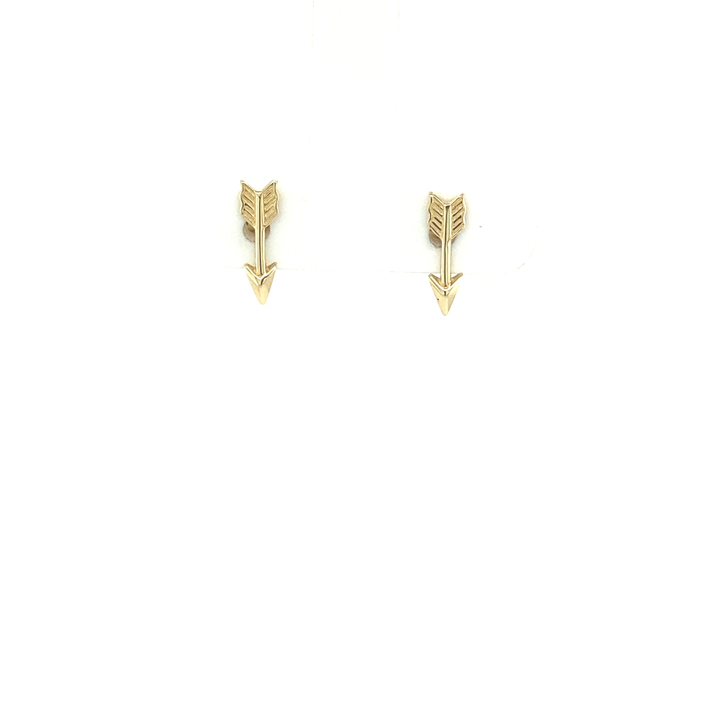 14K Arrow Stud Earring | Luby Gold Collection | Luby 