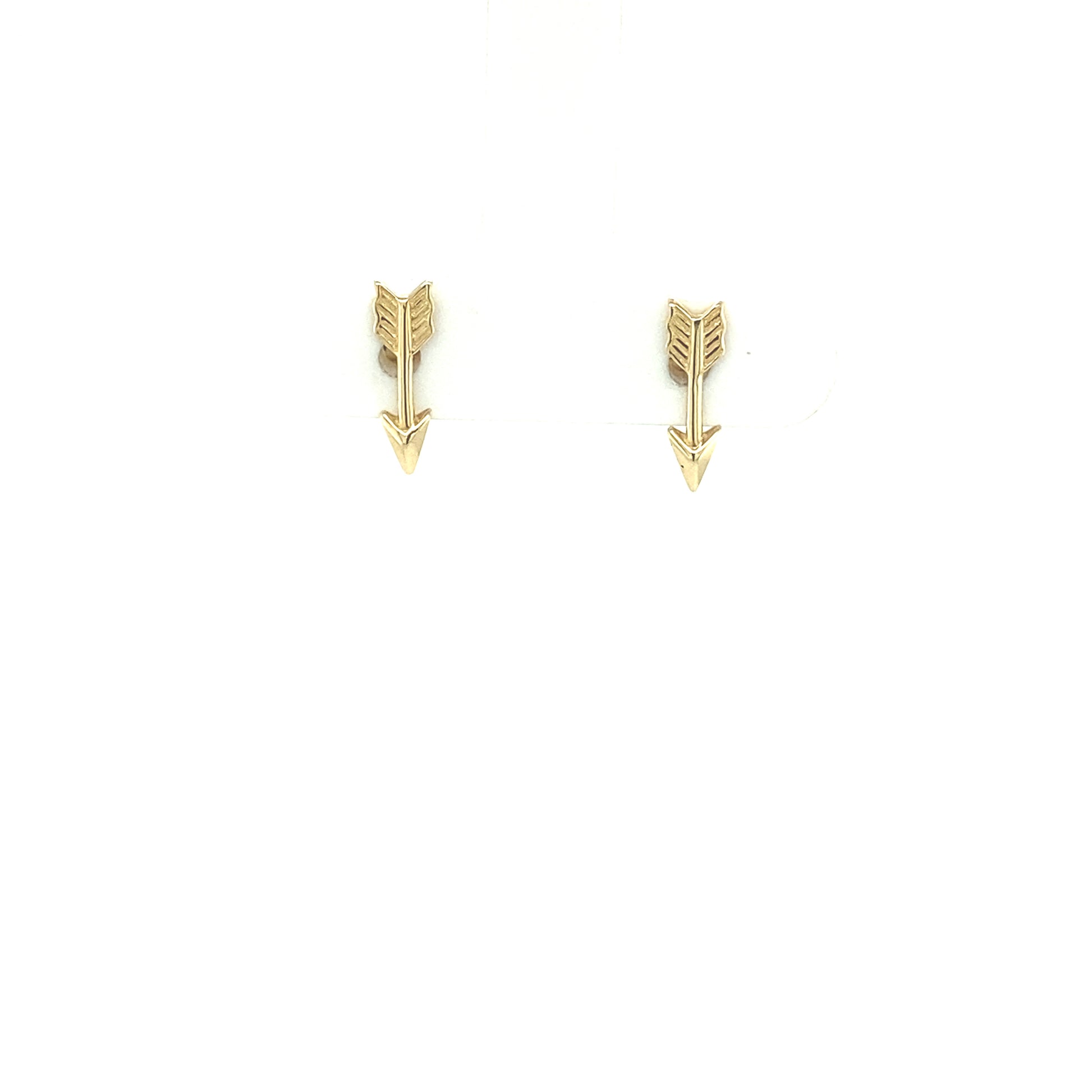 14K Arrow Stud Earring | Luby Gold Collection | Luby 