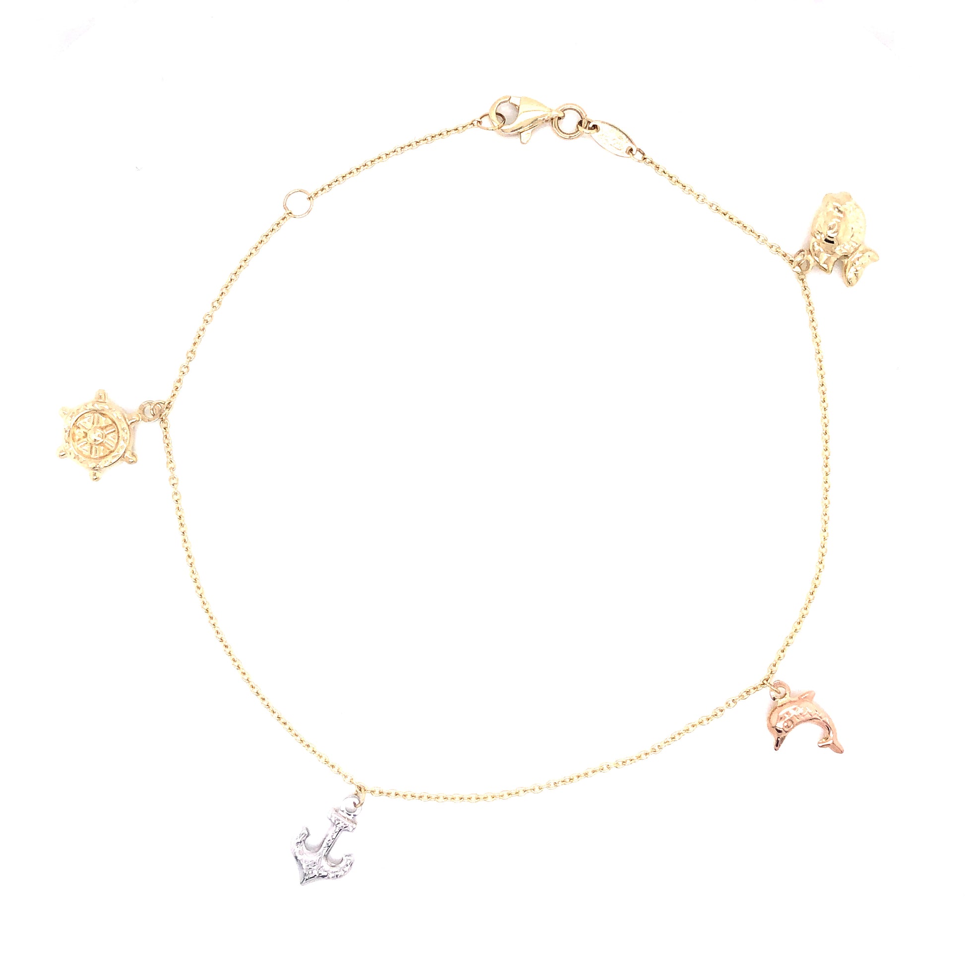 14K Anklet Sea | Luby Gold Collection | Luby 