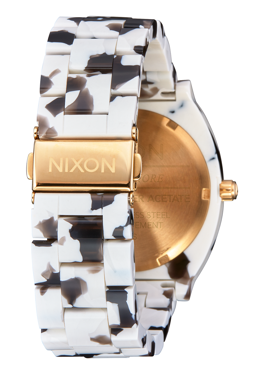 Time Teller Acetate Black Tortoise | Nixon | Luby 