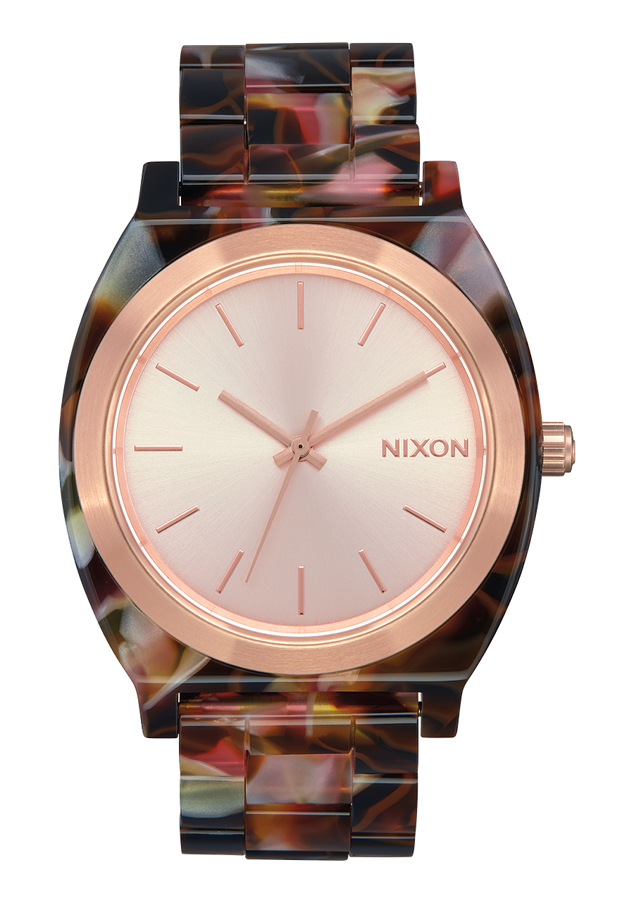 Time Teller Acetate Rose Gold / PinK | Nixon | Luby 