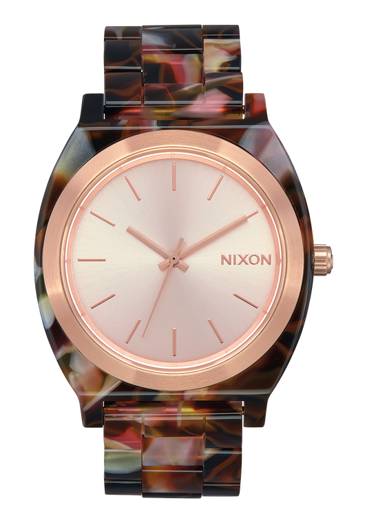 Time Teller Acetate Rose Gold / PinK | Nixon | Luby 