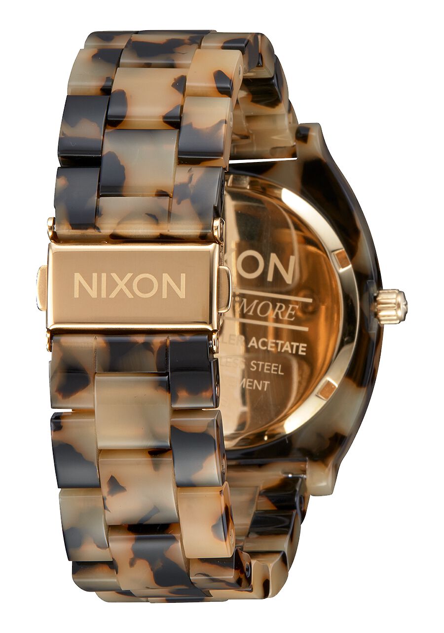 TIME TELLER ACETATE CREAM TORTOISE | Nixon | Luby 