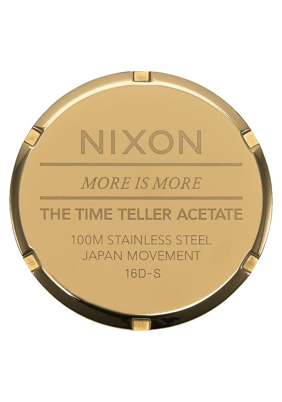 TIME TELLER ACETATE CREAM TORTOISE | Nixon | Luby 