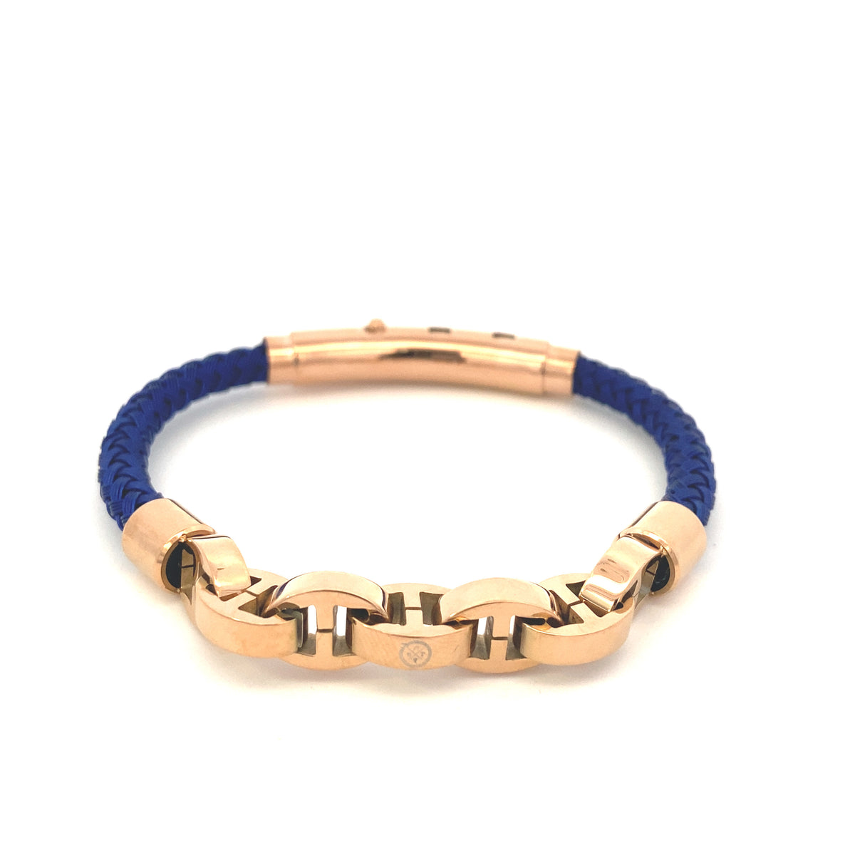 Seaknot Single SS Cord Mariner Links Rose Gold | Seaknots | Luby 