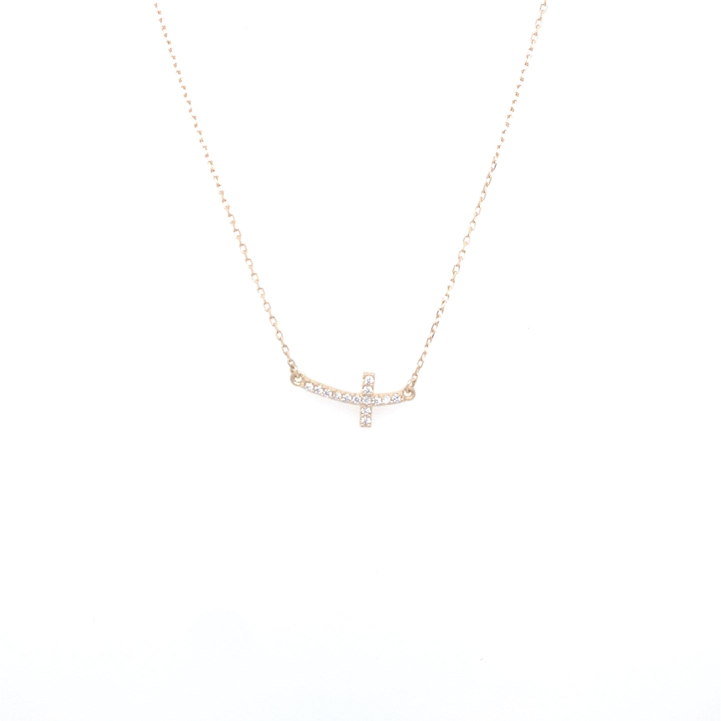 Ultra Fancy Cross Necklace | Luby Gold Collection | Luby 