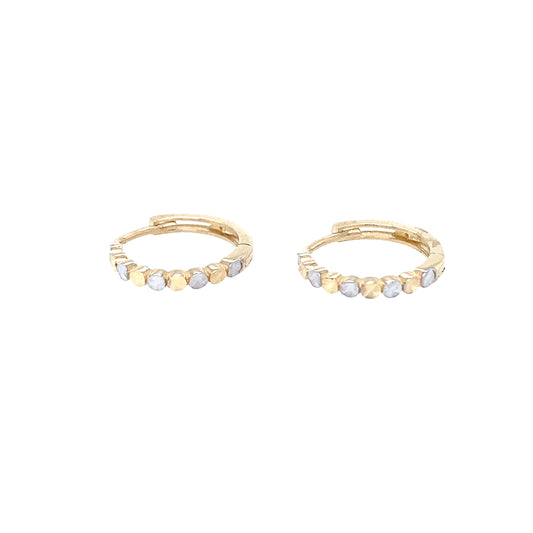 14K Gold 2/t Hoops | Luby Gold Collection | Luby 