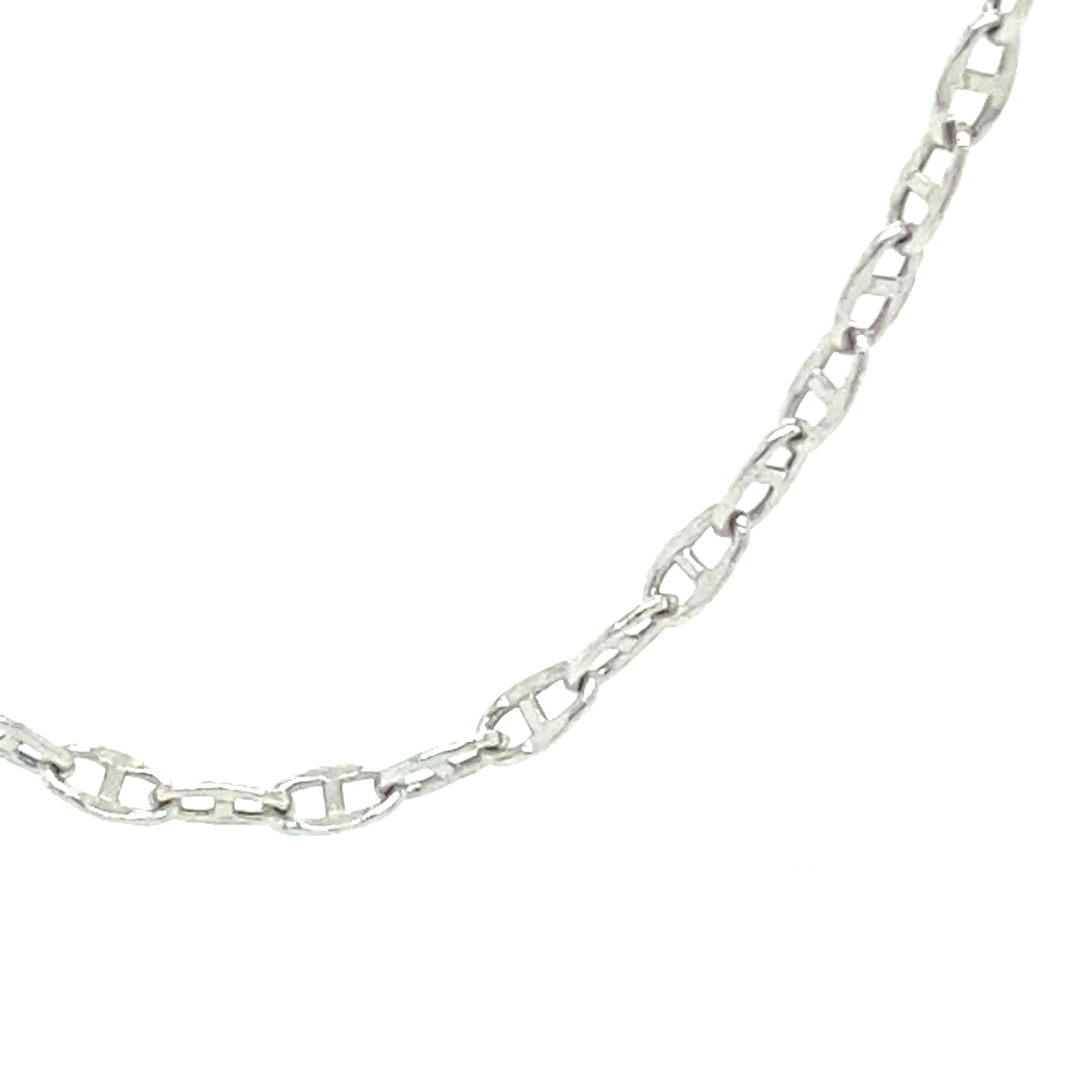 14k White Gold Marine Chain | Luby Gold Collection | Luby 
