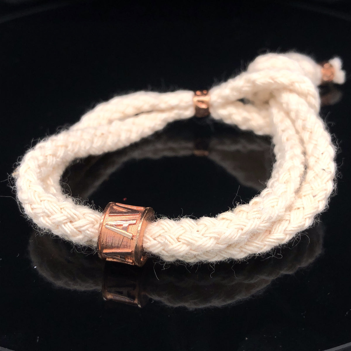 Pater Noster Charm Bracelet (Rose-Gold/White) | Amen | Luby 