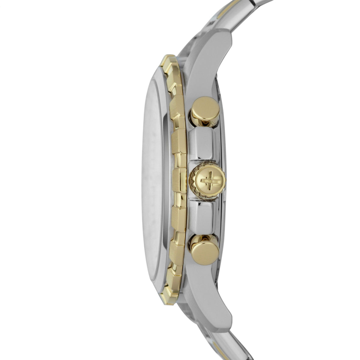 Dean Chronograph Watch (Silver/Gold) | Fossil | Luby 
