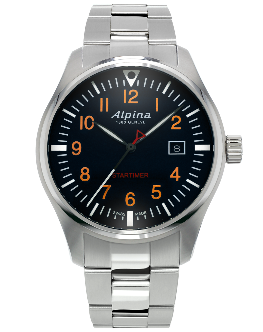 Startimer Pilot (Silver-Black) | Alpina | Luby 