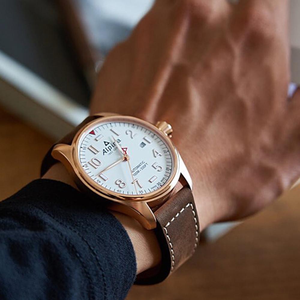 Startimer Pilot Automatic (Rose-Gold) | Alpina | Luby 