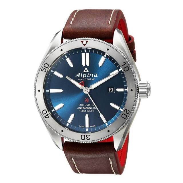 Alpiner 4 Blue Sunray Automatic (Blue/Brown) | Alpina | Luby 