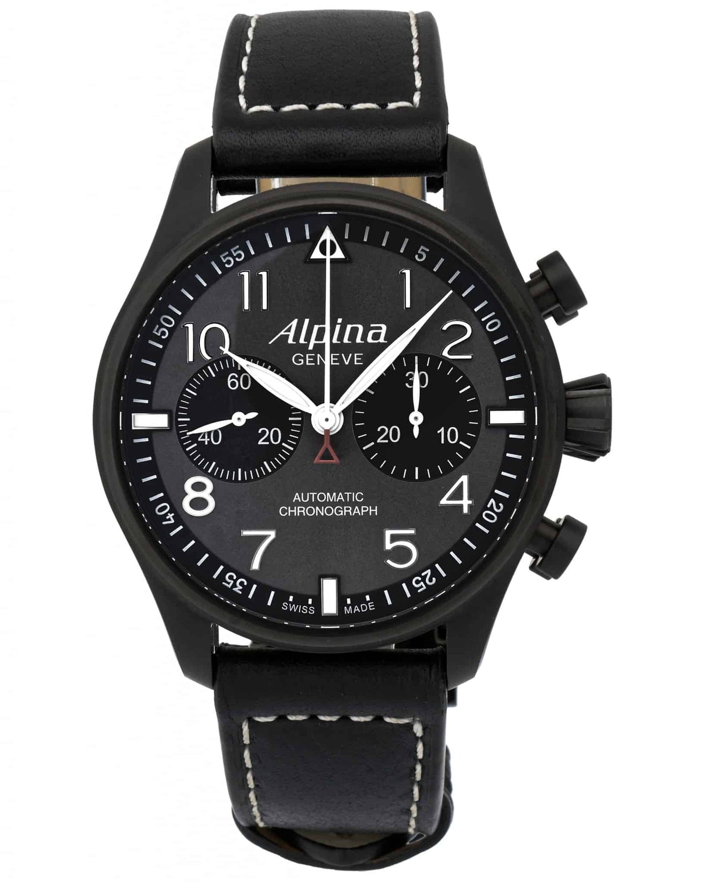Startimer Pilot Automatic Chronograph Limited Edition Blackstar | Alpina | Luby 