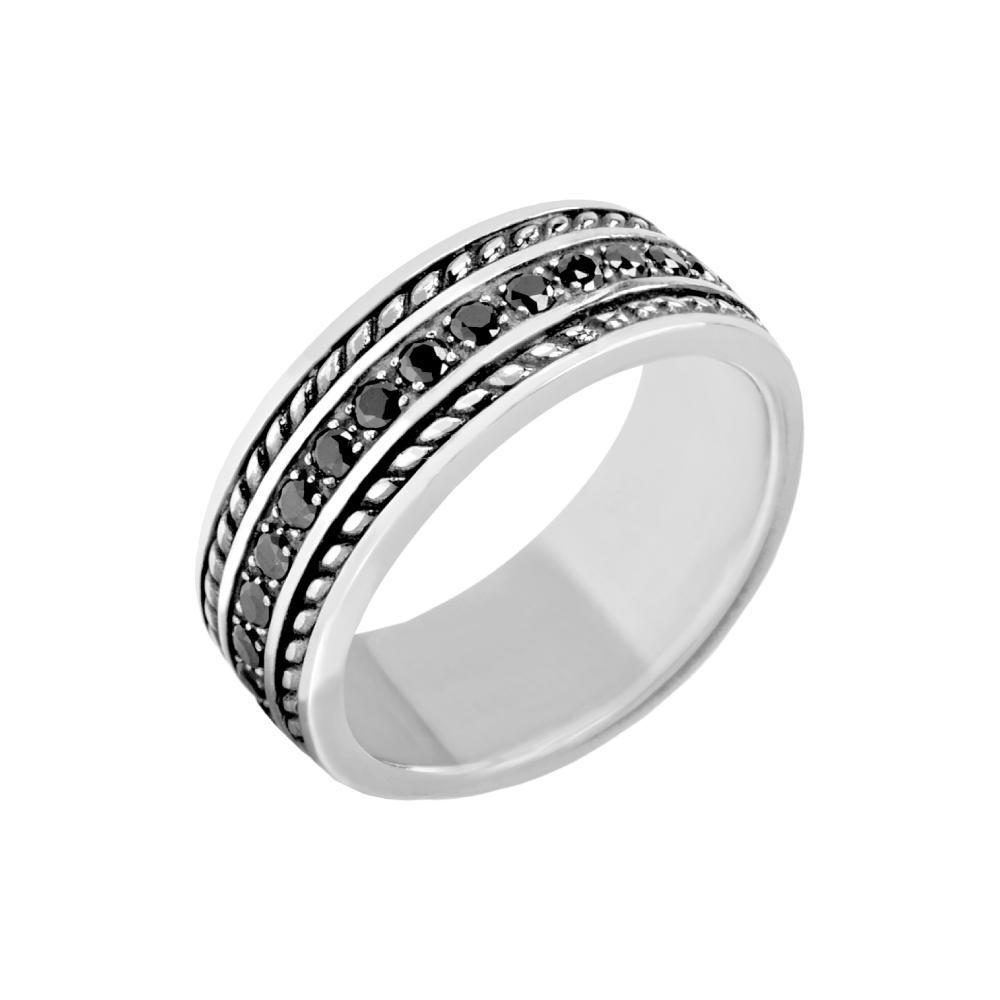 Black Stones Steel Ring | ARZ Steel | Luby 