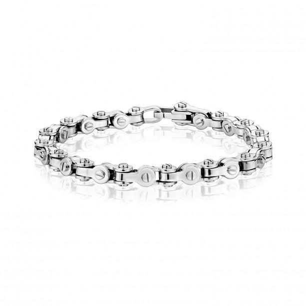 Stainless-Steel Bicycle Chain Bracelet | ARZ Steel | Luby 