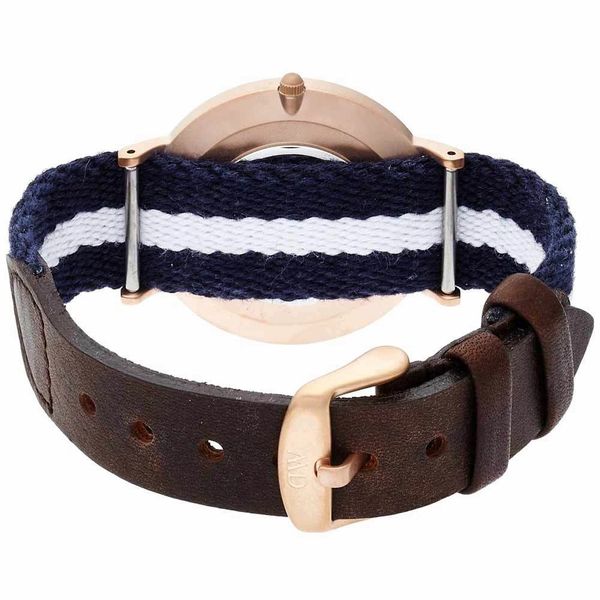 Grace Glasgow Watch (Navy Blue-White/Rose-Gold) | Daniel Wellington | Luby 