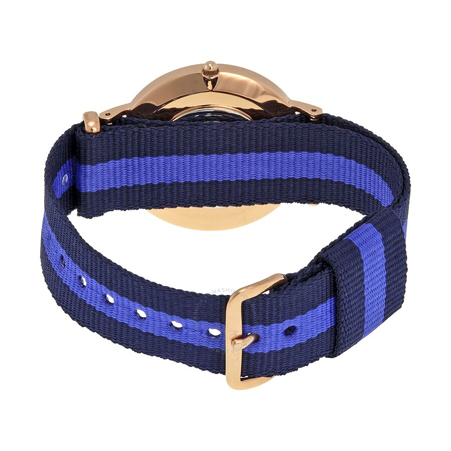 Classic Swansea Watch (Navy Blue-Purple/Rose-Gold) | Daniel Wellington | Luby 