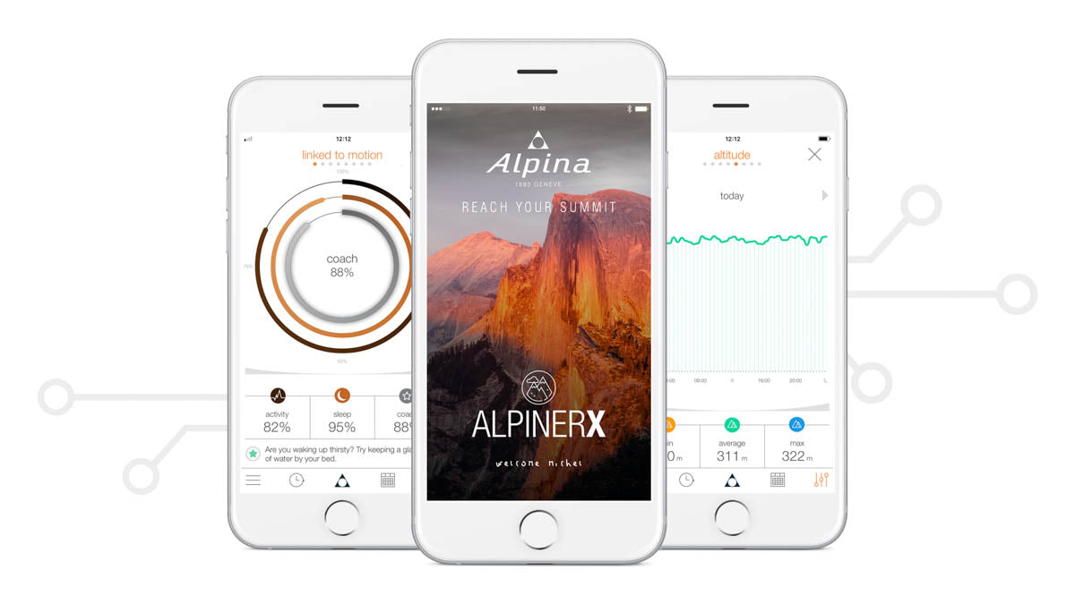 AlpinerX Smartwatch (Orange-Black) | Alpina | Luby 