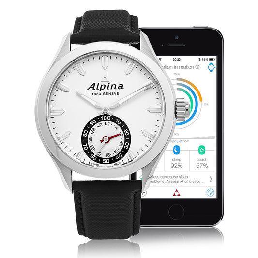 Horological Smartwatch (White) | Alpina | Luby 