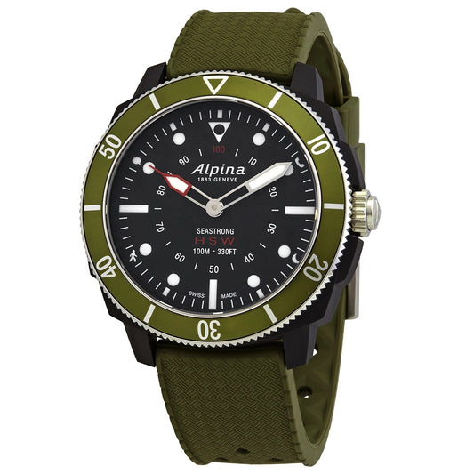 Seastrong Horological Smartwatch (Green) | Alpina | Luby 