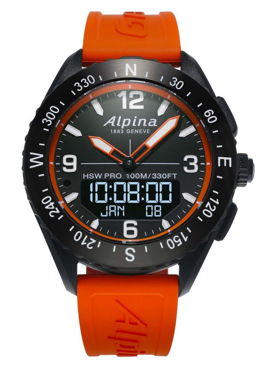 AlpinerX Smartwatch (Orange-Black)