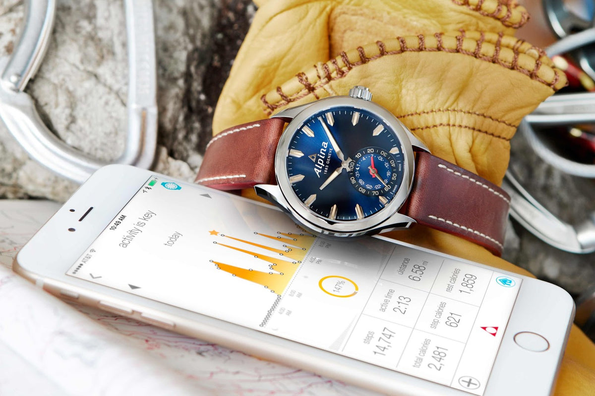 Horological Smartwatch (Blue) | Alpina | Luby 