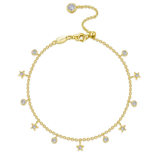 Starfall Bracelet Gold | Lafonn | Luby 